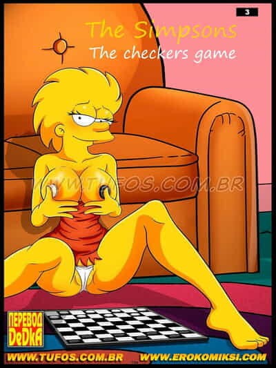 The Checkers Game Simpsons..